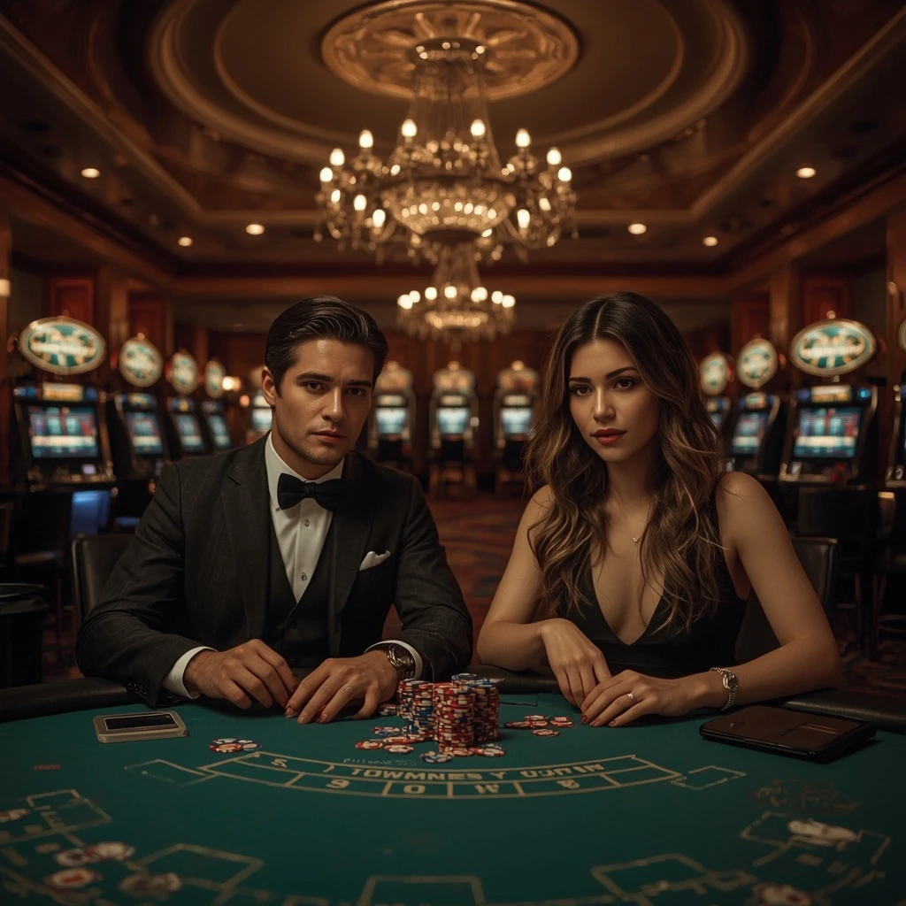 Deux joueurs de poker au GRANSINO CASINO