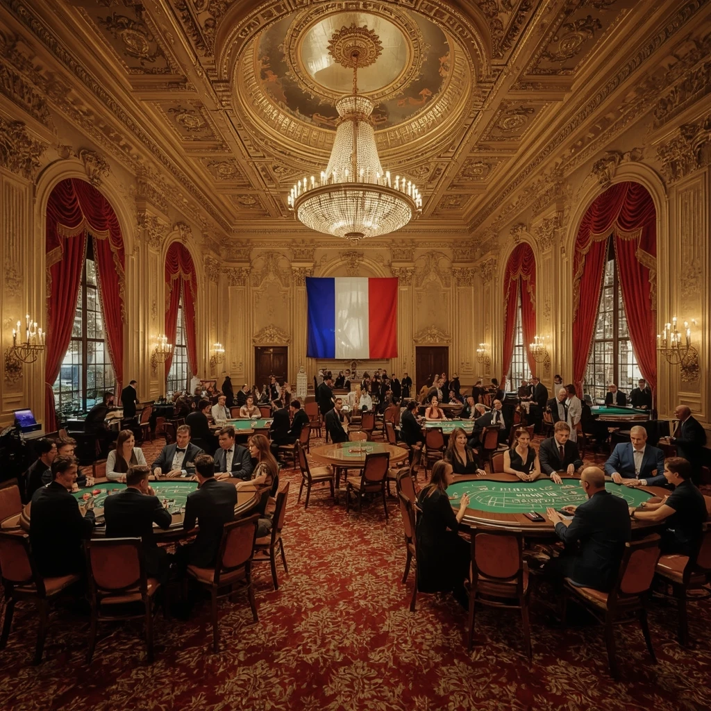 Le casino et le drapeau français GRANSINO CASINO